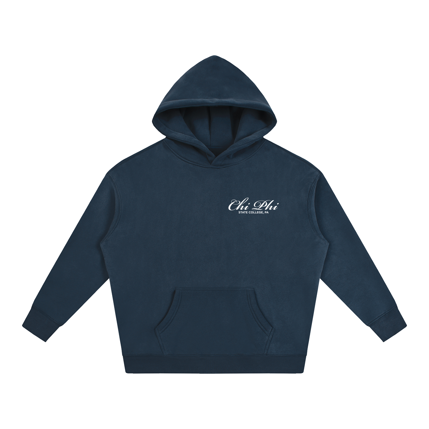 Chi Phi Cursive Fleece Hoodie