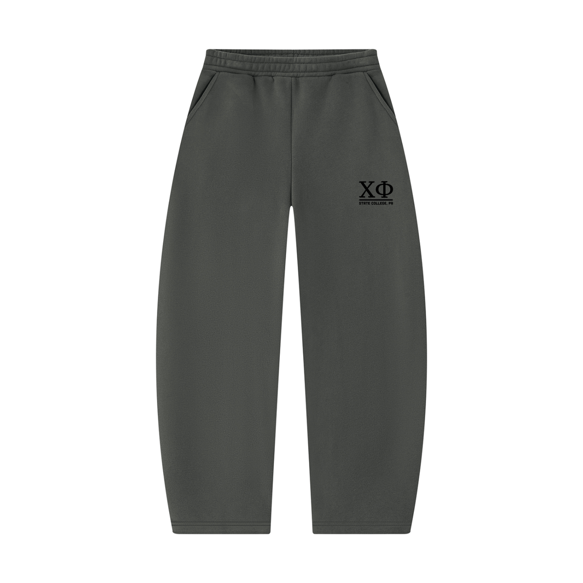 Sweatpants with Black text