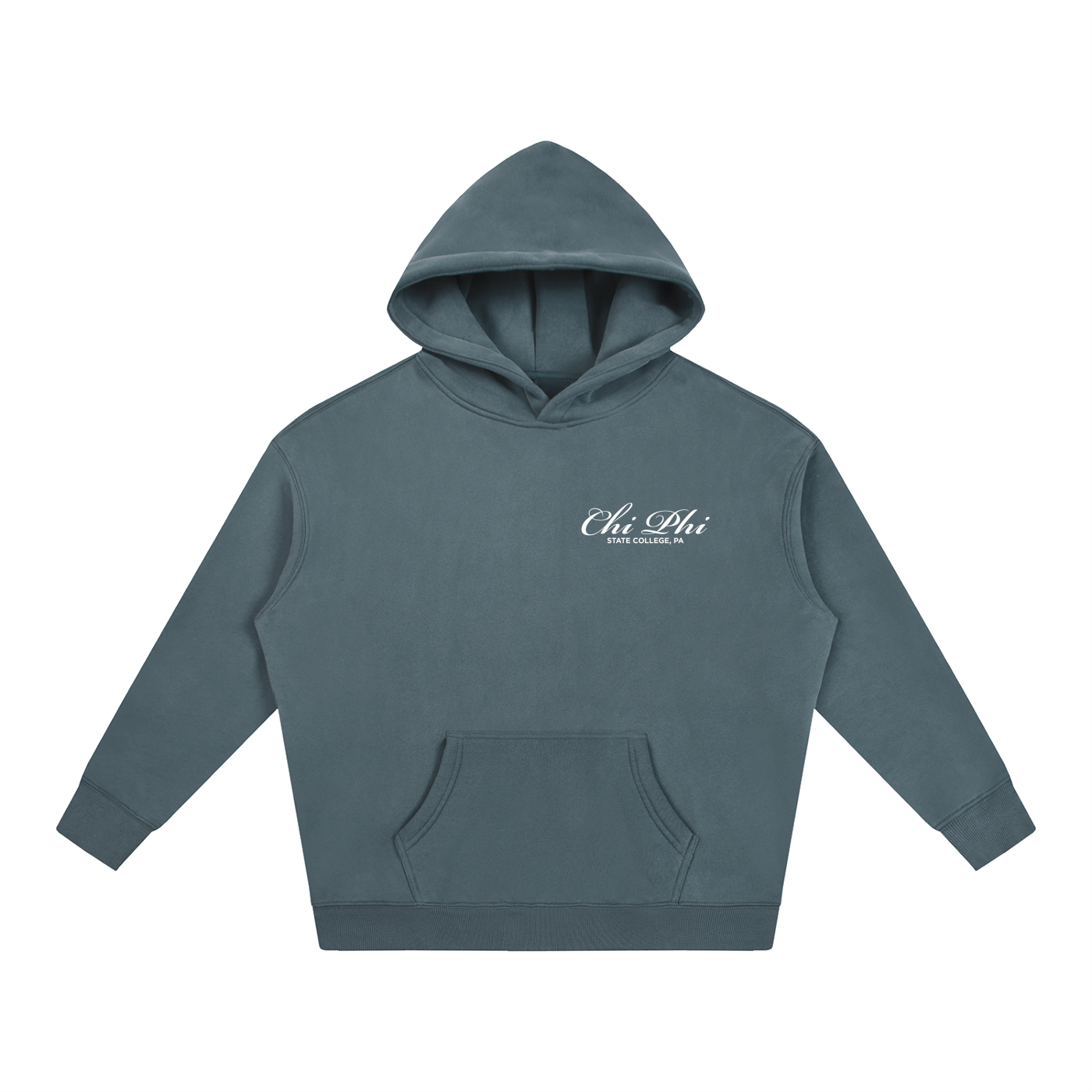 Chi Phi Cursive Fleece Hoodie