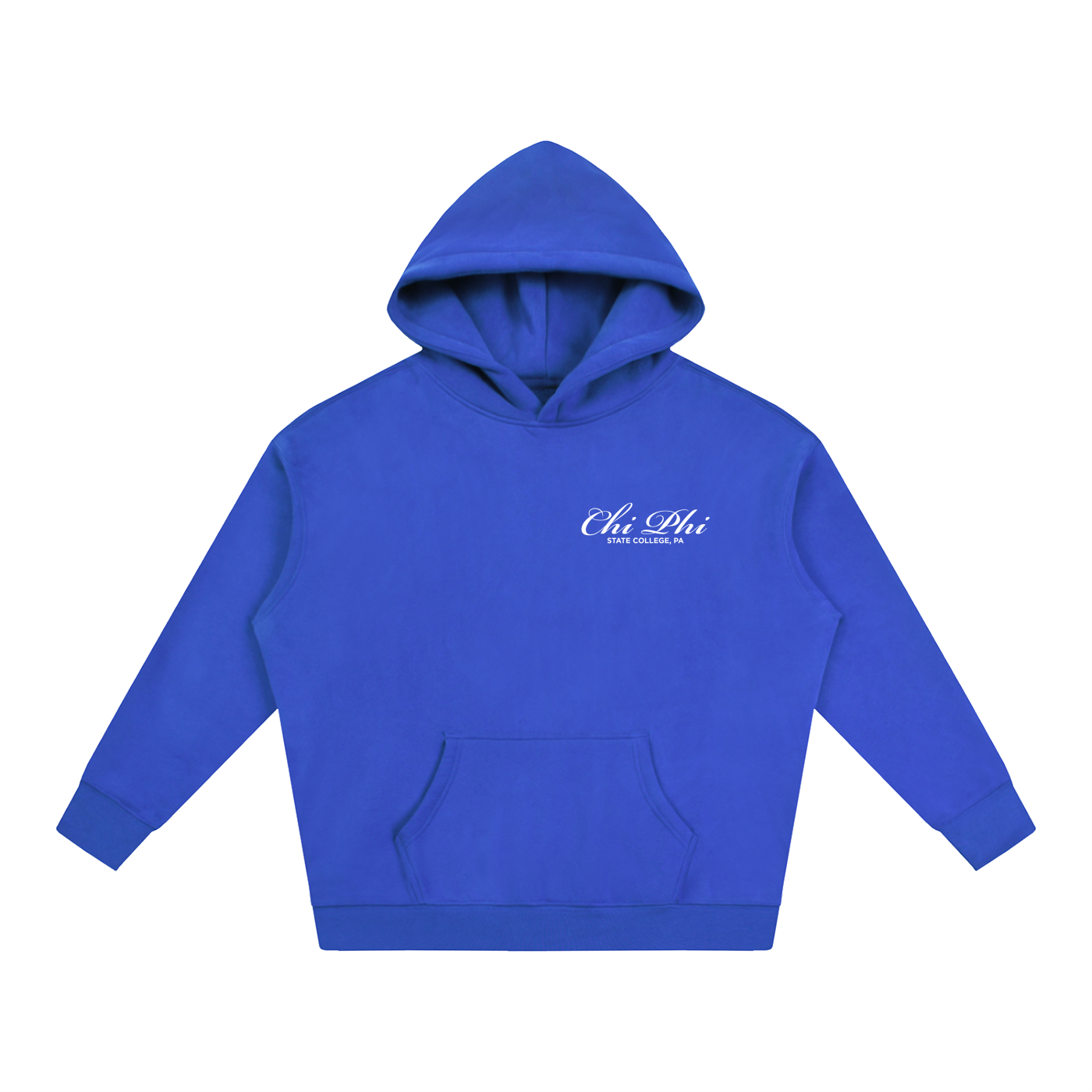 Chi Phi Cursive Fleece Hoodie