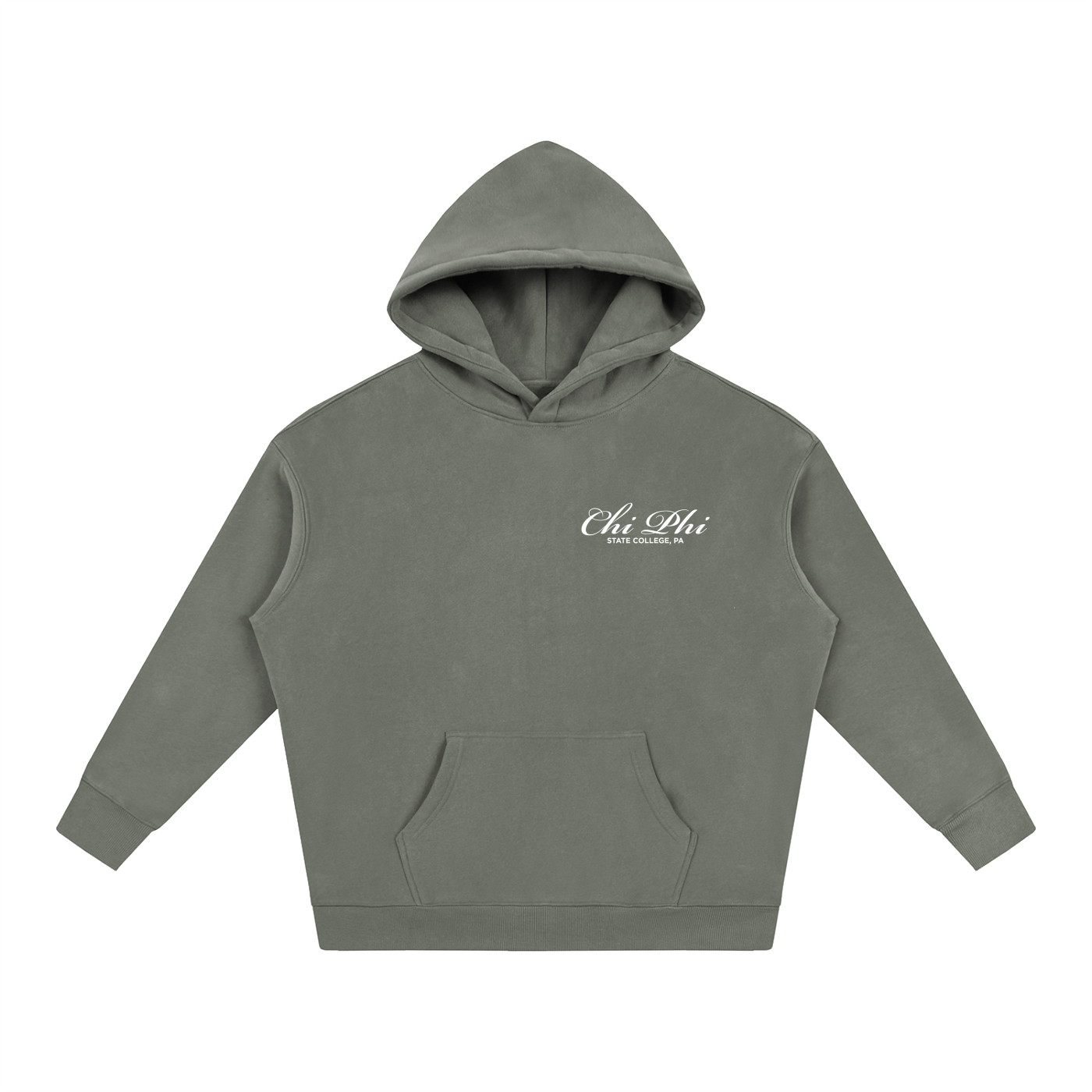 Chi Phi Cursive Fleece Hoodie