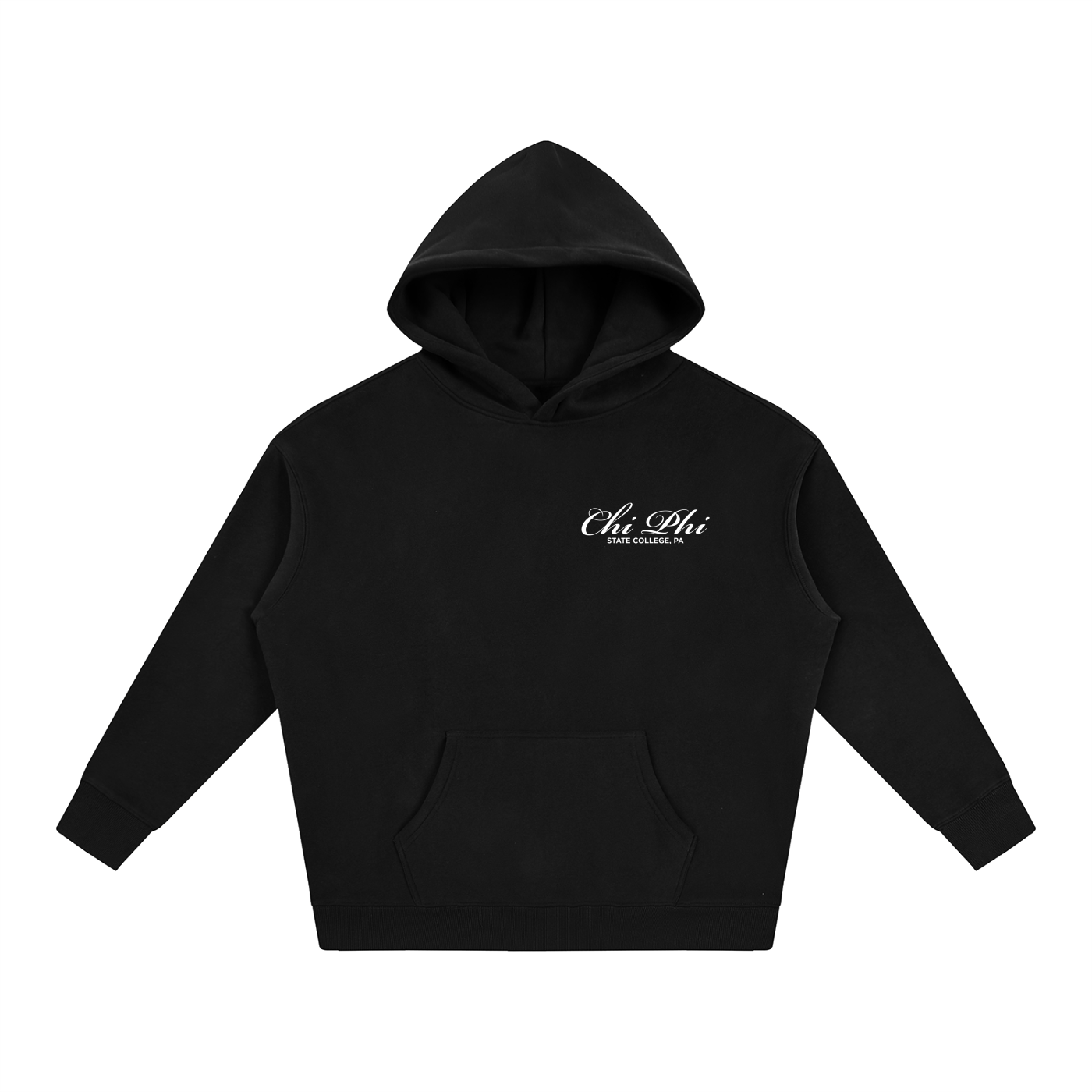 Chi Phi Cursive Fleece Hoodie