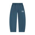 Sweatpants with White Text