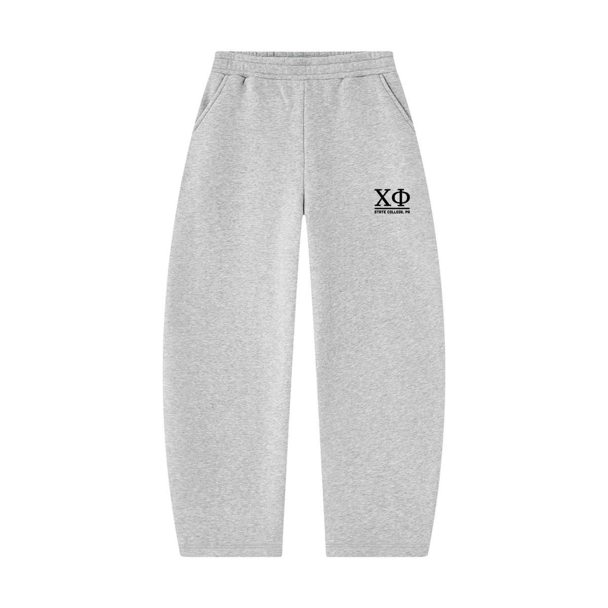 Sweatpants with Black text