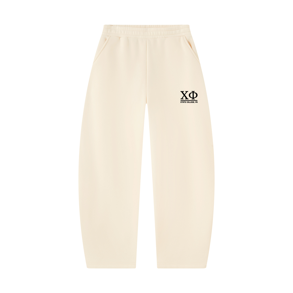 Sweatpants with Black text